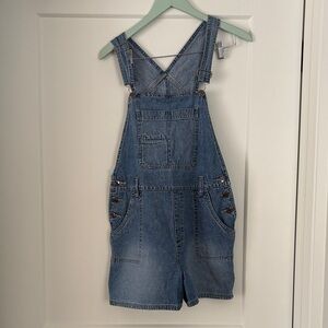 Xhilaration Light Blue Denim Overalls Size Small